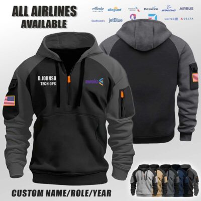 Avelo airlines_Halfzip Hoodie