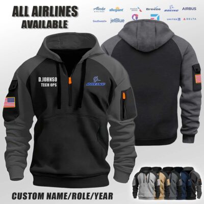 Boeing _Halfzip Hoodie