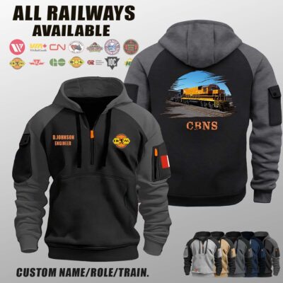 Cape Breton & Central Nova Scotia Railway_Halfzip Hoodie