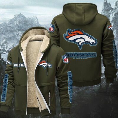 Denver Broncos Fleece Zip Hoodie
