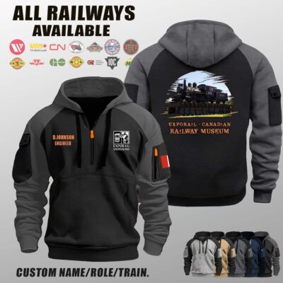 Exporail â€“ Canadian Railway Museum_Halfzip Hoodie