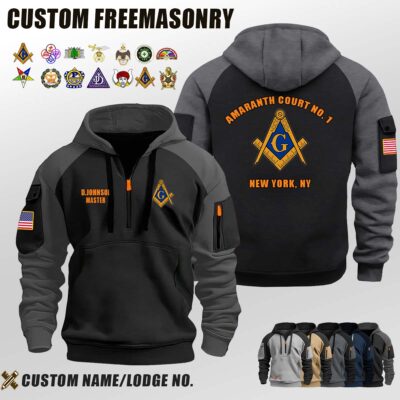 Freemasons_Halfzip Hoodie