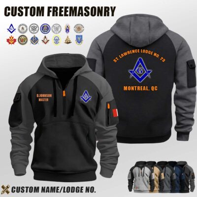 Grand Lodge of British Columbia & Yukon_Halfzip Hoodie