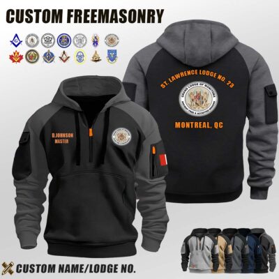 Grand Lodge of Manitoba_Halfzip Hoodie