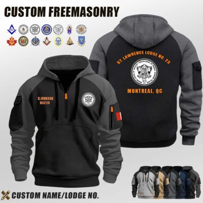 Grand Lodge of Prince Edward Island_Halfzip Hoodie