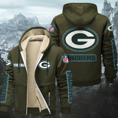 Green Bay Packers Fleece Zip Hoodie