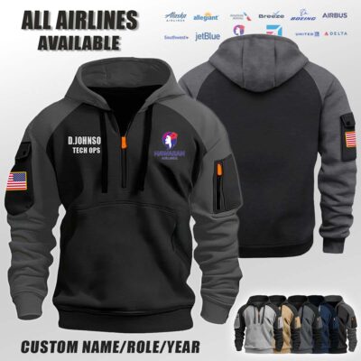 Hawaiian Airlines_Halfzip Hoodie