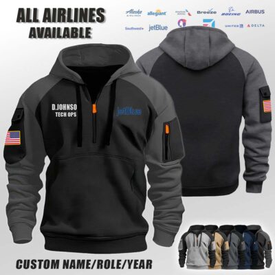 JetBlue Airways_Halfzip Hoodie