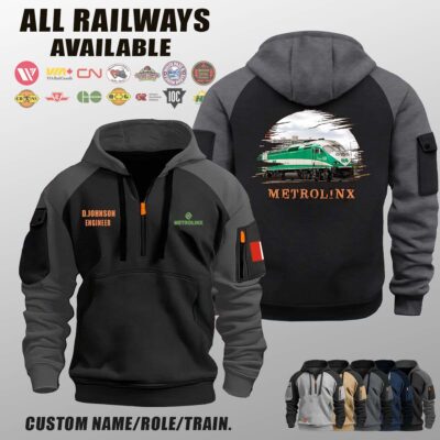 Metrolinx_Halfzip Hoodie