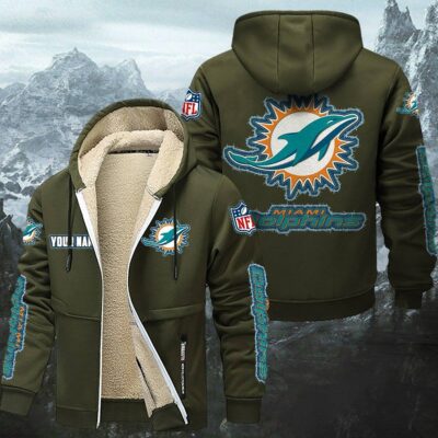 Miami Dolphins Fleece Zip Hoodie
