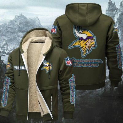 Minnesota Vikings Fleece Zip Hoodie
