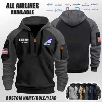 National Airline_Halfzip Hoodie