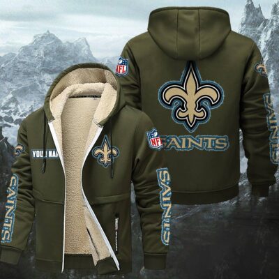 New Orleans Saints Fleece Zip Hoodie