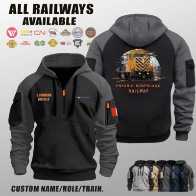 Ontario Northland Railway_Halfzip Hoodie