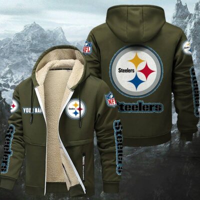 Pittsburgh Steelers Fleece Zip Hoodie