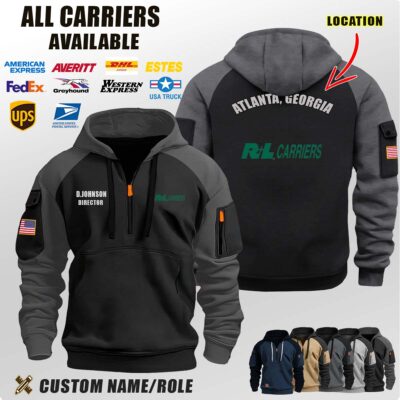 R+L Carriers_Location Halfzip Hoodie