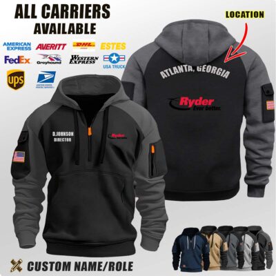 Ryder System_Location Halfzip Hoodie