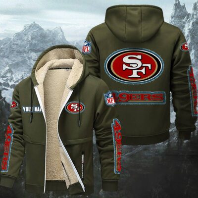 San Francisco 49ers Fleece Zip Hoodie