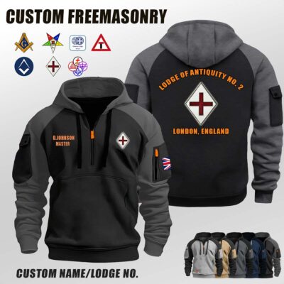 Societas Rosicruciana in Anglia_Halfzip Hoodie