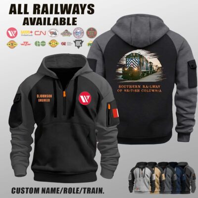 Southern Railway of British Columbia_Halfzip Hoodie