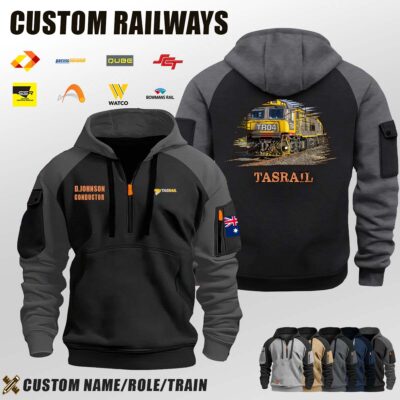 TasRail_Halfzip Hoodie