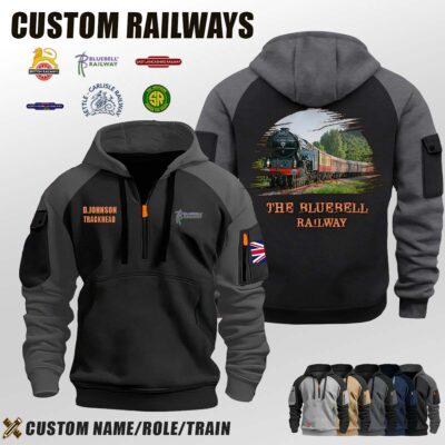 The Bluebell Railway_Halfzip Hoodie