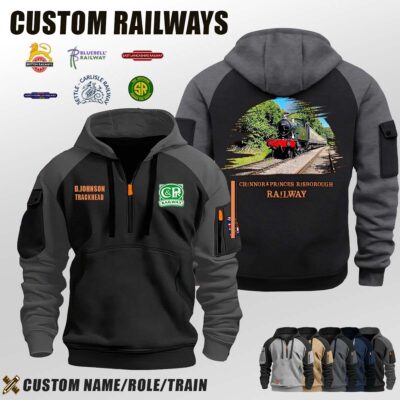 The Chinnor and Princes Risborough Railway_Halfzip Hoodie