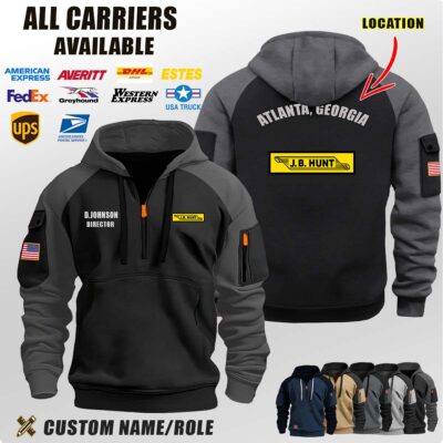 The J.B. Hunt_Location Halfzip Hoodie