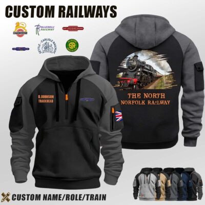 The North Norfolk Railway_Halfzip Hoodie