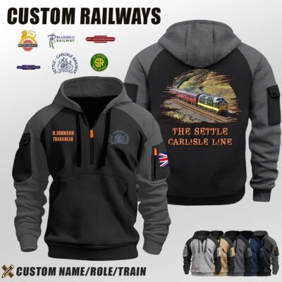 The Settle-Carlisle Line_Halfzip Hoodie