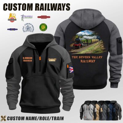 The Severn Valley Railway_Halfzip Hoodie