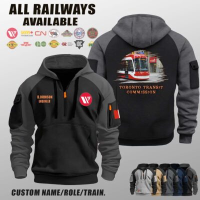 Toronto Transit Commission_Halfzip Hoodie