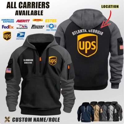 UPS_Location Halfzip Hoodie