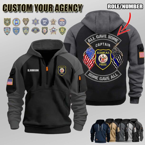 V2 Dual Flag Halfzip Hoodie 2 2