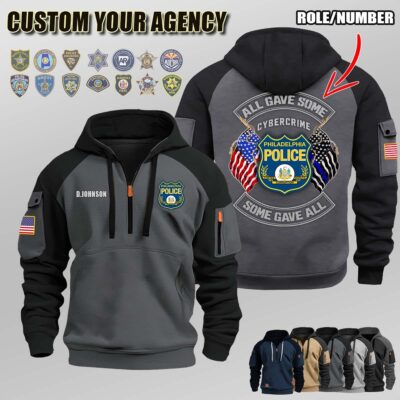 V2 Dual Flag Halfzip Hoodie 5 2