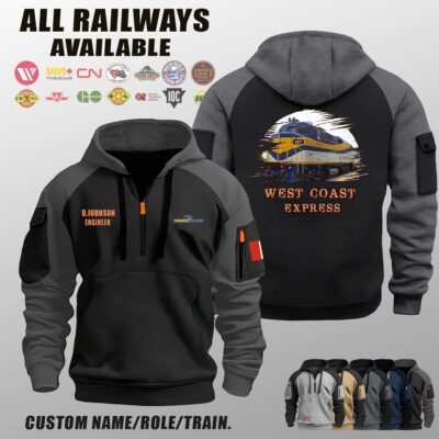 West Coast Express_Halfzip Hoodie