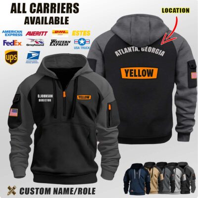 Yellow Corporation_Location Halfzip Hoodie
