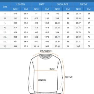 ZWeb Size AOP Ugly Sweater PRINTBASE