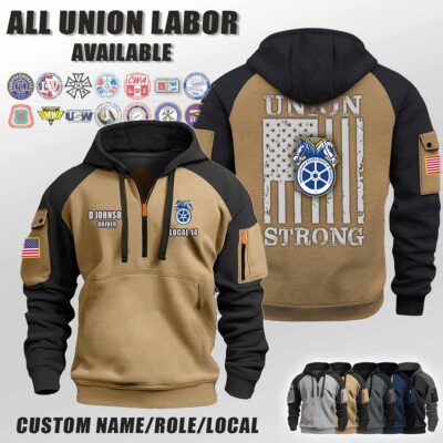 Custom Union Labor V2 Halfzip Hoodie 2 2