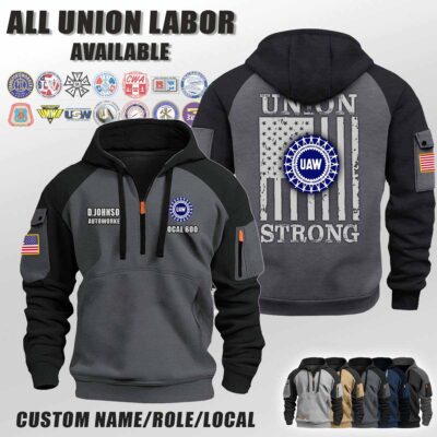 Custom Union Labor V2 Halfzip Hoodie 3 2