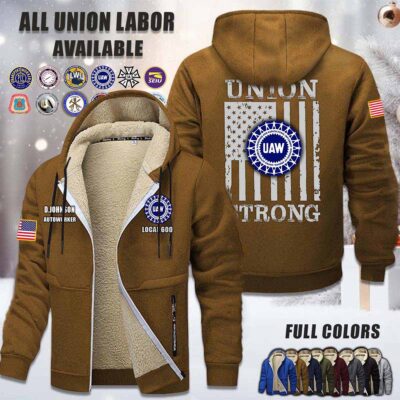 Fleece Zip Hoodie 3 4