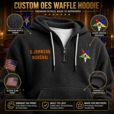 Freemason Waffle Hoodie 01