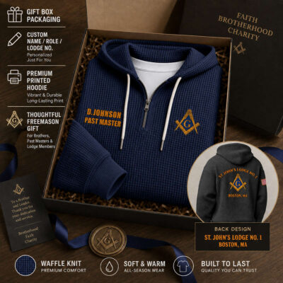 Freemason Waffle Hoodie 09
