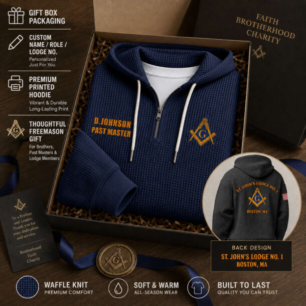 Freemason Waffle Hoodie 09