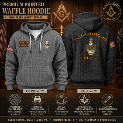 Freemason Waffle Hoodie 18