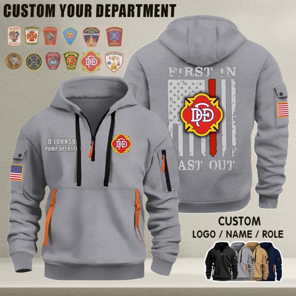 Quarter Zip Hoodie 4 8