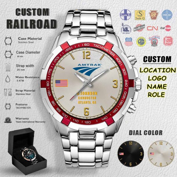 Stainless Steel Watch 5 2