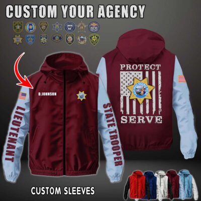Flag Windbreaker Jacket 2 1