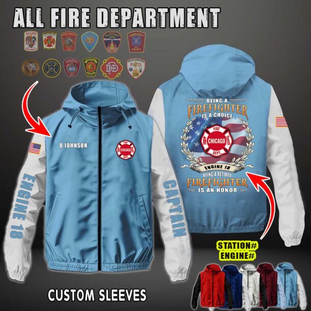 Flag Windbreaker Jacket 2 3