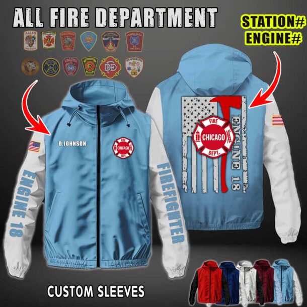 Flag Windbreaker Jacket 2